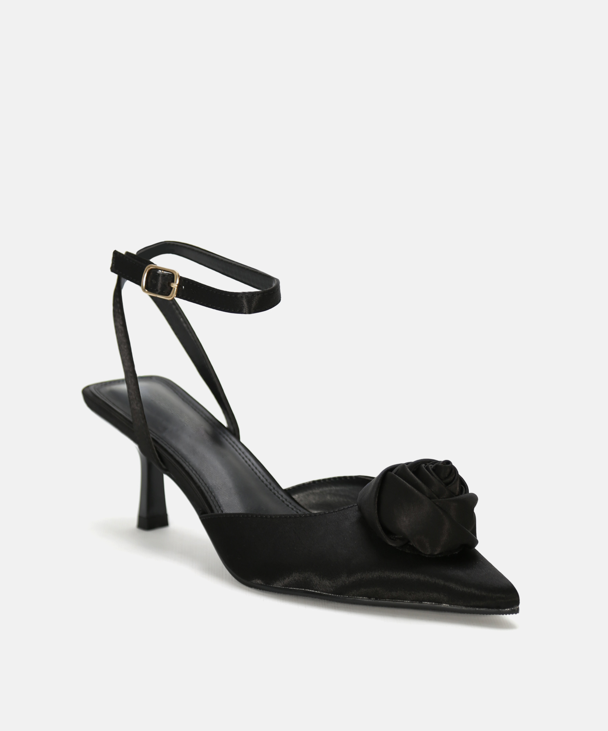 Zapato tac&oacute;n fino flor  image number null